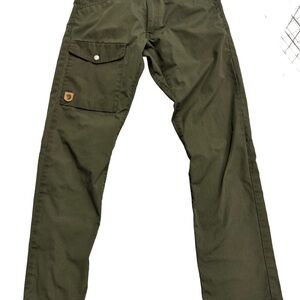 Fjällräven Men's Olive Green Cargo Pants